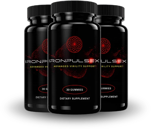 IronPulseX circulation and energy support capsules three-bottle package